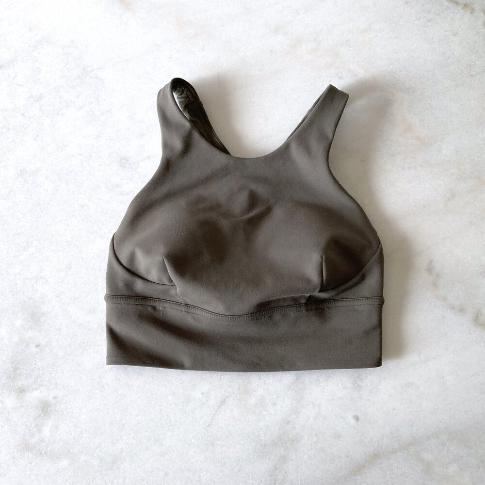 NWOT! New Lululemon Wunder Train Longline Bra, Medium Support, C/D Cup (size 4)